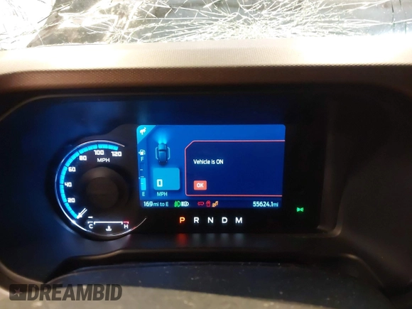 2022 Ford Bronco with VIN 1FMDE5DH0NLB06451, listed as a IAAI auction lot 42060509 with 55,624 mi miles and . Bid and sale history available at DreamBid. Image 7.