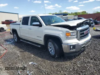 2014 GMC Sierra 1500 SLT with VIN 3GTP1VEC7EG485851, listed as a Copart auction lot 52420915 with 209,806 mi miles and Salvage title. Bid and sale history available at DreamBid. Image 4.