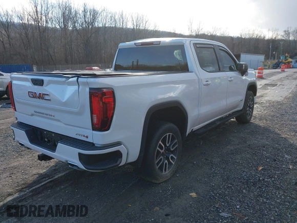 2021 GMC Sierra 1500 AT4 with VIN 3GTP9EEL1MG405564, listed as a IAAI auction lot 41214073 with 49,114 mi miles. Bid and sale history available at carsss.com. Image 4.