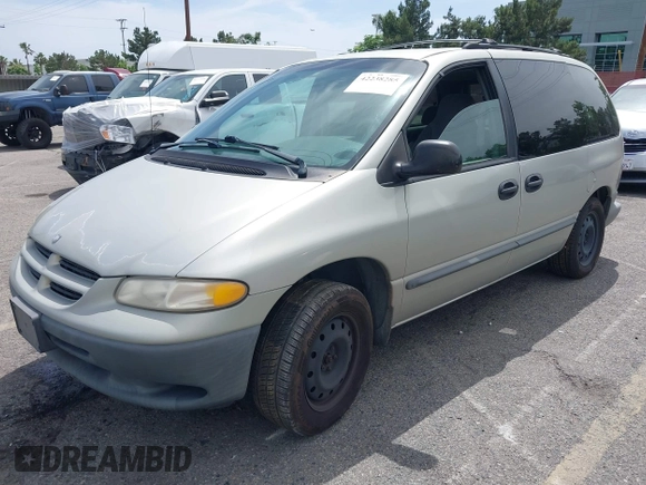 1999 Dodge Caravan with VIN 2B4GP25R4XR414599, listed as a IAAI auction lot 42238285 with 40,551 mi miles and . Bid and sale history available at DreamBid. Image 2.