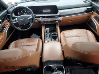 2023 Kia Telluride EX X-Line z VIN 5XYP3DGC7PG403202, wystawiony jako Copart lot #50077475 z przebiegiem 28 278 mil mil oraz Szkoda całkowita • Salvage title. Historia ofert i sprzedaży dostępna na DreamBid. Obrazek 8.