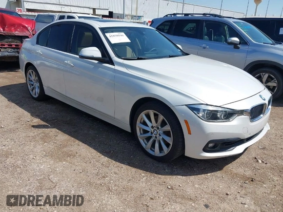 2018 BMW 3 Series 320i xDrive with VIN WBA8A3C59JA492173, listed as a IAAI auction lot 41850946 with 76,196 mi miles and . Bid and sale history available at DreamBid. Image 1.