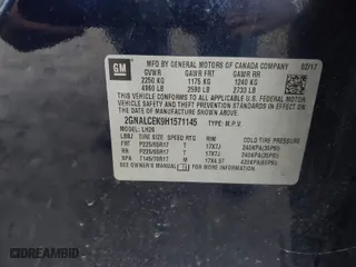 2017 Chevrolet Equinox LT with VIN 2GNALCEK9H1571145, listed as a IAAI auction lot 41738671 with 138,585 mi miles. Bid and sale history available at carsss.com. Image 9.