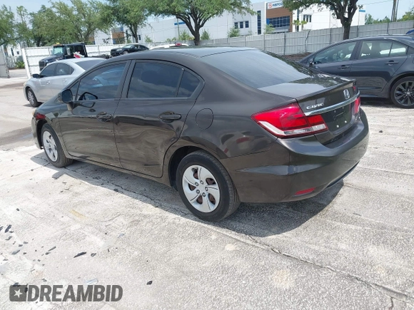 2013 Honda Civic LX with VIN 2HGFB2F54DH511717, listed as a IAAI auction lot 42395720 with 112,971 mi miles and . Bid and sale history available at DreamBid. Image 3.