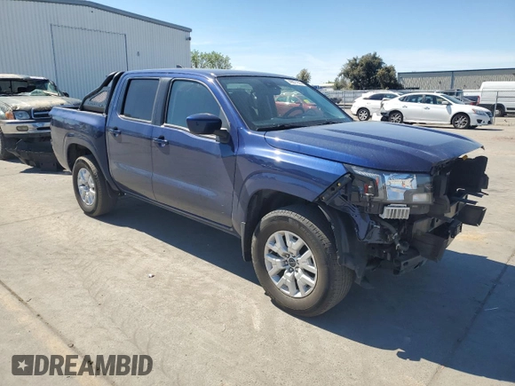 2022 Nissan Frontier SV with VIN 1N6ED1EJ9NN651877, listed as a Copart auction lot 49877255 with 46,879 mi miles and Salvage Title. Bid and sale history available at DreamBid. Image 4.