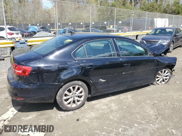 2015 Volkswagen Jetta SE z VIN 3VWD07AJ4FM258784, wystawiony jako Copart lot #51869545 z przebiegiem 125 791 mil mil oraz Szkoda całkowita • Salvage title. Historia ofert i sprzedaży dostępna na DreamBid. Obrazek 3.