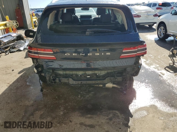2021 Genesis GV80 with VIN KMUHB4SB8MU054029, listed as a Copart auction lot 85173174 with Not provided miles and Salvage title. Bid and sale history available at DreamBid. Image 6.