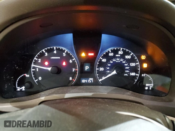 2011 Lexus RX 350 with VIN 2T2BK1BA9BC091756, listed as a Copart auction lot 48238285 with 184,157 mi miles and Salvage Title. Bid and sale history available at DreamBid. Image 9.