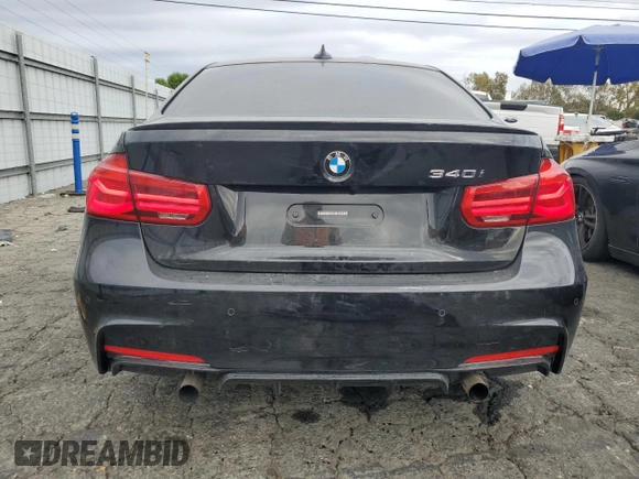 2017 BMW 3 Series 340i with VIN WBA8B3G55HNU35348, listed as a Copart auction lot 82053284 with 71,451 mi miles and Salvage Title. Bid and sale history available at DreamBid. Image 6.