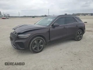 2022 Genesis GV70 Sport with VIN KMUMCDTC2NU014095, listed as a Copart auction lot 44108555 with 37,154 mi miles and Salvage title. Bid and sale history available at DreamBid. Image 1.
