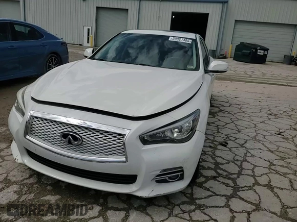 2015 Infiniti Q50 Premium with VIN JN1BV7AP5FM345771, listed as a Copart auction lot 59021485 with 170,199 mi miles and Salvage title. Bid and sale history available at DreamBid. Image 13.