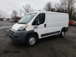 2017 Ram ProMaster Cargo with VIN 3C6TRVAG9HE516668, listed as a Copart auction lot 51828405 with 31,547 mi miles and Clean Title. Bid and sale history available at carsss.com. Image 1.