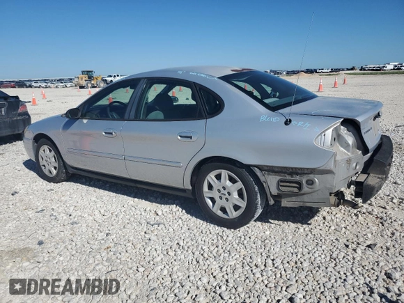 2005 Ford Taurus SE with VIN 1FAFP53U75A302281, listed as a Copart auction lot 53552465 with 100,413 mi miles and Salvage Title. Bid and sale history available at carsss.com. Image 2.
