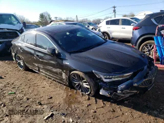 2021 Acura ILX w/Premium/A-SPEC Package with VIN 19UDE2F8XMA004182, listed as a Copart auction lot 70230572 with 20,723 mi miles. Bid and sale history available at carsss.com. Image 4.