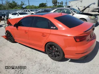 2018 Audi RS 3 z VIN WUABWGFF9J1905637, wystawiony jako Copart lot #52708554 z przebiegiem 40 664 mil mil oraz . Historia ofert i sprzedaży dostępna na DreamBid. Obrazek 2.