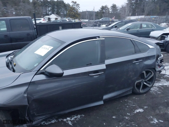 2020 Honda Accord Sedan Sport with VIN 1HGCV1F36LA121752, listed as a IAAI auction lot 41307676 with 78,347 mi miles. Bid and sale history available at carsss.com. Image 6.