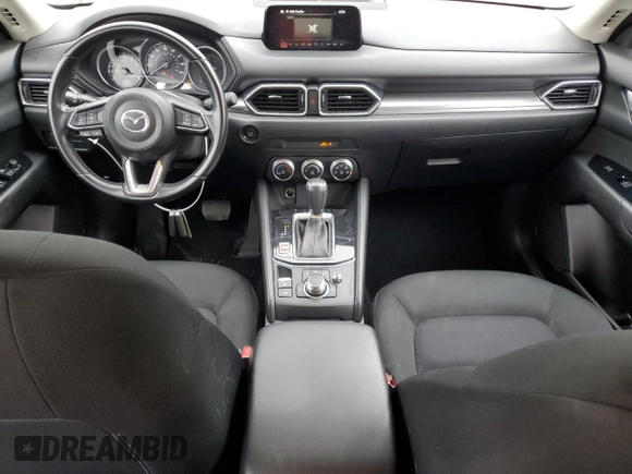 2019 Mazda CX-5 Sport with VIN JM3KFABM8K1565789, listed as a Copart auction lot 55978175 with 42,392 mi miles and Salvage Title. Bid and sale history available at DreamBid. Image 8.