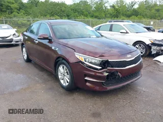 2016 Kia Optima LX with VIN 5XXGT4L32GG105361, listed as a IAAI auction lot 42066431 with 61,026 mi miles. Bid and sale history available at carsss.com. Image 6.