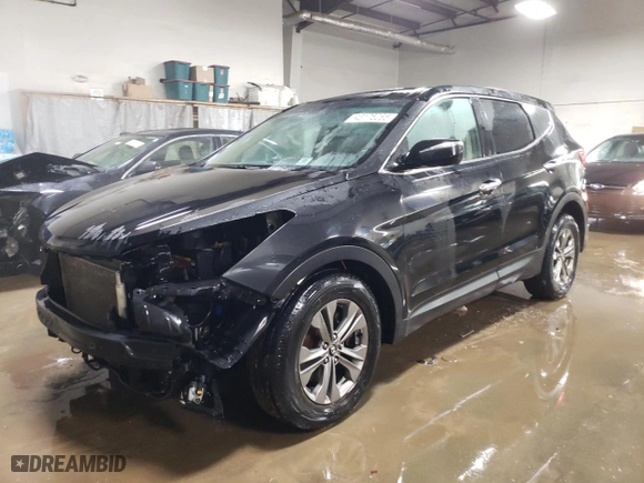 2013 Hyundai Santa Fe Premium with VIN 5XYZUDLB3DG102246, listed as a Copart auction lot 43175065 with 153,168 mi miles and Salvage Title. Bid and sale history available at carsss.com. Image 1.