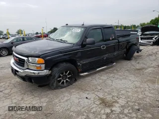 2004 GMC Sierra 1500 SLT with VIN 2GTEK19T241236744, listed as a Copart auction lot 60824615 with 182,577 mi miles and Salvage title. Bid and sale history available at DreamBid. Image 1.
