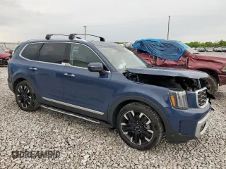 2024 Kia Telluride SX Prestige с VIN 5XYP5DGC1RG444194, выставлен на аукционе Copart как лот 56537315 с пробегом 35 302 миль миль и Списание • Salvage title. История ставок и продаж доступна на DreamBid. Изображение 4.