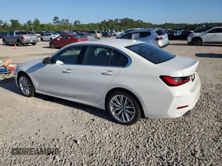 2024 BMW 3 Series 330e with VIN 3MW39FF09R8D93607, listed as a Copart auction lot 51663685 with 20,577 mi miles and Clean Title. Bid and sale history available at carsss.com. Image 2.