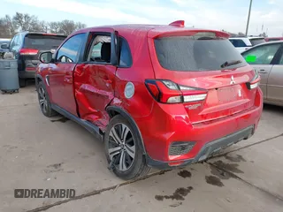 2021 Mitsubishi Outlander Sport SE with VIN JA4APVAU1MU001312, listed as a IAAI auction lot 41200173 with 93,416 mi miles. Bid and sale history available at carsss.com. Image 3.