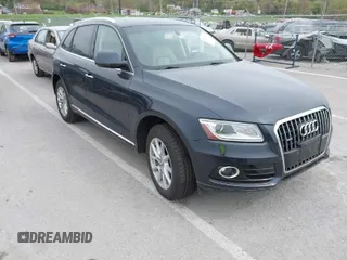 2015 Audi Q5 Premium Plus with VIN WA1LFAFP8FA099671, listed as a IAAI auction lot 42041178 with 169,242 mi miles. Bid and sale history available at carsss.com. Image 1.