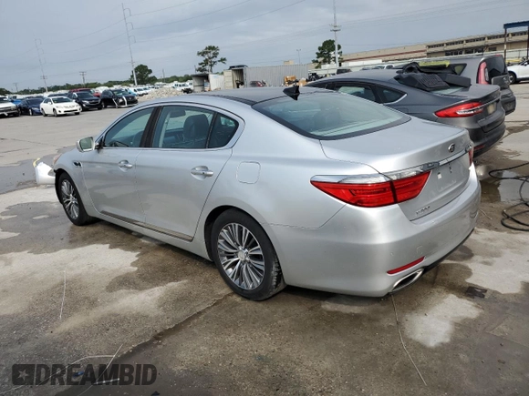 2016 Kia K900 Luxury z VIN KNALU4D39G6032186, wystawiony jako Copart lot #56945565 z przebiegiem 96 441 mil mil oraz Szkoda całkowita • Salvage title. Historia ofert i sprzedaży dostępna na DreamBid. Obrazek 2.
