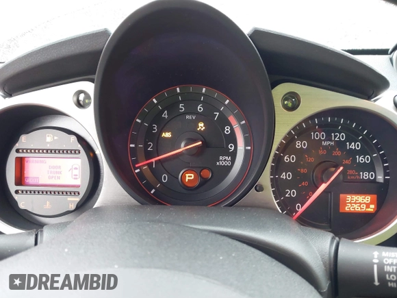 2017 Nissan 370Z Touring with VIN JN1AZ4FH2HM940077, listed as a IAAI auction lot 41410476 with 33,968 mi miles and . Bid and sale history available at DreamBid. Image 7.