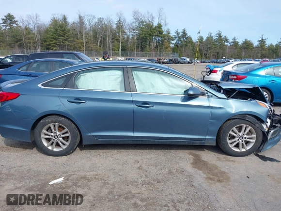 2017 Hyundai Sonata 2.4L with VIN 5NPE24AF6HH505808, listed as a IAAI auction lot 41890430 with 78,425 mi miles and . Bid and sale history available at DreamBid. Image 14.