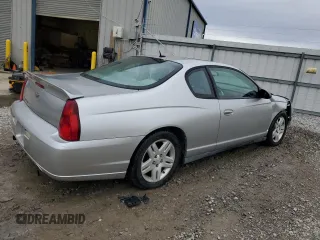 2006 Chevrolet Monte Carlo LT 3.9L z VIN 2G1WK151569412773, wystawiony jako Copart lot #44236245 z przebiegiem 274 586 mil mil oraz Szkoda całkowita • Salvage title. Historia ofert i sprzedaży dostępna na DreamBid. Obrazek 3.