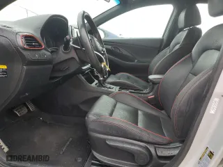 2019 Hyundai Elantra GT N Line with VIN KMHH55LC3KU106098, listed as a Copart auction lot 87466454 with 96,607 mi miles and Salvage Title. Bid and sale history available at carsss.com. Image 7.