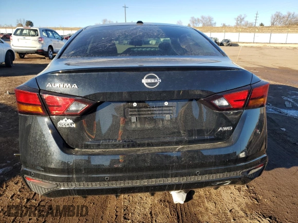 2025 Nissan Altima SV with VIN 1N4BL4DWXSN327748, listed as a Copart auction lot 41893135 with 730 mi miles and Salvage Title. Bid and sale history available at DreamBid. Image 6.