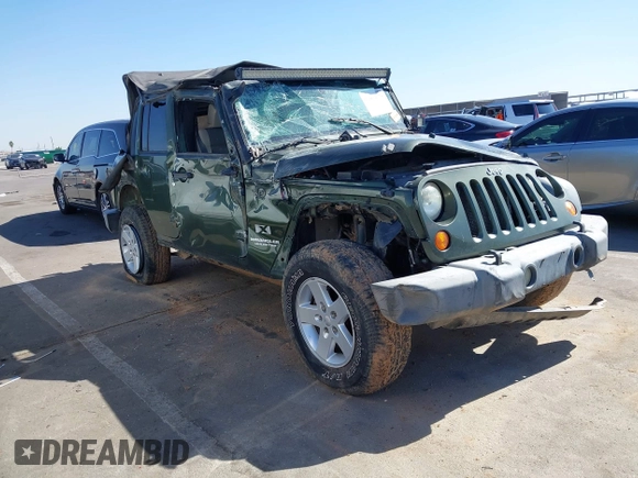 2007 Jeep Wrangler Unlimited X with VIN 1J4GA39107L186926, listed as a IAAI auction lot 42094175 with 191,810 mi miles and . Bid and sale history available at DreamBid. Image 1.