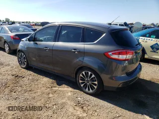 2017 Ford C-Max Energi Titanium with VIN 1FADP5FU9HL102224, listed as a Copart auction lot 59942194 with 105,052 mi miles and Salvage Title. Bid and sale history available at carsss.com. Image 2.