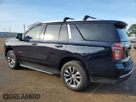 2022 Chevrolet Tahoe LT with VIN 1GNSCNKD3NR365179, listed as a Copart auction lot 82892144 with 53,447 mi miles and Salvage title. Bid and sale history available at DreamBid. Image 2.