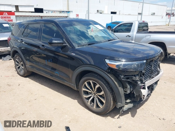 2022 Ford Explorer ST-Line with VIN 1FMSK7KH7NGB05501, listed as a IAAI auction lot 41989567 with 58,895 mi miles and . Bid and sale history available at DreamBid. Image 1.
