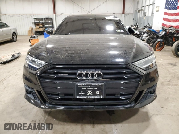 2020 Audi A8 L with VIN WAU8EAF80LN003136, listed as a Copart auction lot 75934923 with 28,331 mi miles. Bid and sale history available at carsss.com. Image 5.