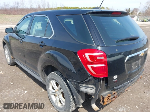 2016 Chevrolet Equinox LS with VIN 2GNFLEEK4G6163901, listed as a IAAI auction lot 42022069 with 117,375 mi miles. Bid and sale history available at carsss.com. Image 3.