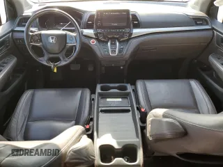 2018 Honda Odyssey EX-L with VIN 5FNRL6H72JB005268, listed as a Copart auction lot 50263645 with 136,036 mi miles and Salvage Title. Bid and sale history available at carsss.com. Image 8.