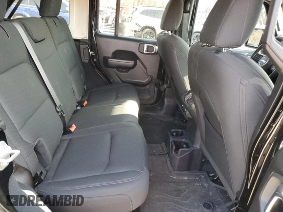 2022 Jeep Wrangler Unlimited Sport S with VIN 1C4HJXDG8NW200371, listed as a Copart auction lot 52548715 with 15,902 mi miles and Salvage Title. Bid and sale history available at DreamBid. Image 11.
