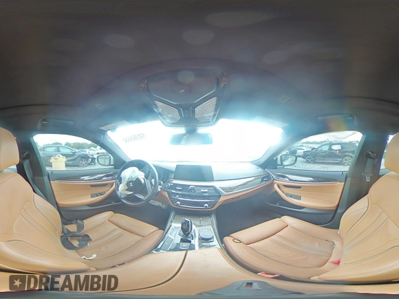 2019 BMW 5 Series 530i z VIN WBAJA5C56KBX86395, wystawiony jako Copart lot #59395825 z przebiegiem Nie podano mil oraz Szkoda całkowita • Salvage title. Historia ofert i sprzedaży dostępna na DreamBid. Obrazek 14.