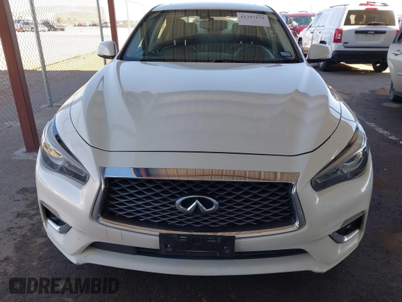 2019 Infiniti Q50 3.0t LUXE with VIN JN1EV7AP4KM513651, listed as a IAAI auction lot 41357173 with 77,485 mi miles. Bid and sale history available at carsss.com. Image 12.