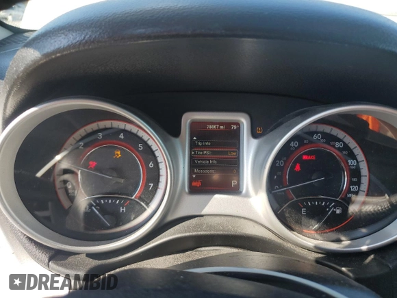 2014 Dodge Journey SXT with VIN 3C4PDCBGXET182802, listed as a Copart auction lot 50533235 with 78,667 mi miles and Salvage Title. Bid and sale history available at carsss.com. Image 9.