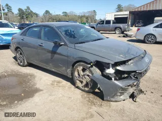 2025 Hyundai Elantra SEL Sport with VIN KMHLM4DG9SU935041, listed as a Copart auction lot 47364845 with 106 mi miles and Salvage Title. Bid and sale history available at carsss.com. Image 4.