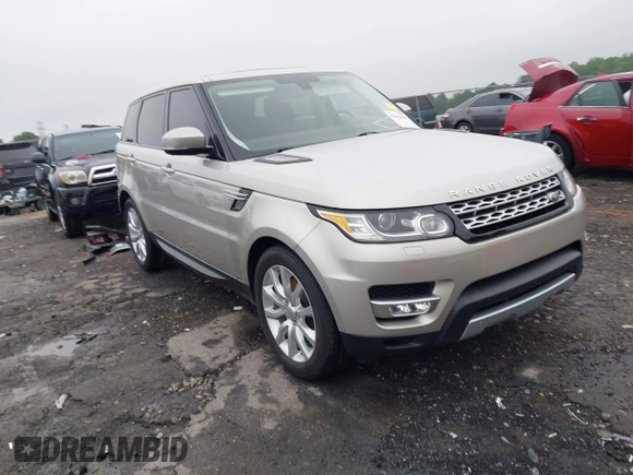 2016 Land Rover Range Rover Sport HSE with VIN SALWR2VF6GA646987, listed as a IAAI auction lot 42412454 with 92,366 mi miles and . Bid and sale history available at DreamBid. Image 1.