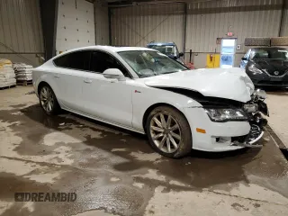 2013 Audi A7 3.0 Premium Plus with VIN WAUYGAFC4DN059886, listed as a Copart auction lot 47807485 with 164,789 mi miles and Salvage Title. Bid and sale history available at carsss.com. Image 4.
