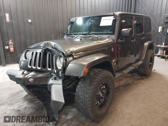 2017 Jeep Wrangler Unlimited Sahara z VIN 1C4BJWEG5HL746971, wystawiony jako IAAI lot #41959241 z przebiegiem 47 458 mil mil oraz . Historia ofert i sprzedaży dostępna na DreamBid. Obrazek 19.