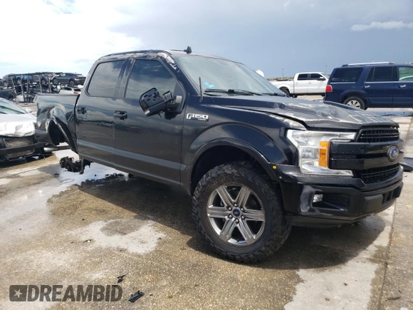 2019 Ford F-150 XL with VIN 1FTEW1CP0KFA68933, listed as a Copart auction lot 58532805 with Not provided miles and Salvage title. Bid and sale history available at DreamBid. Image 4.
